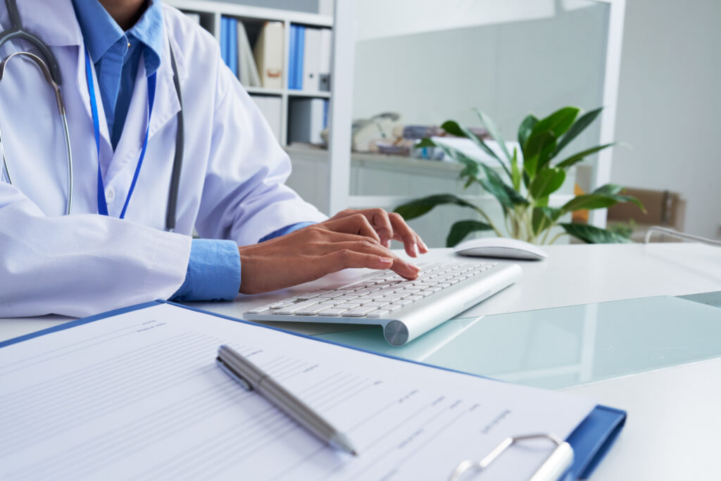 Inputting diagnosis